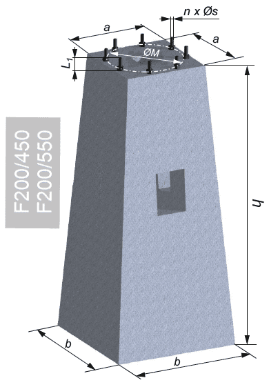 fundatie stalp iluminat
