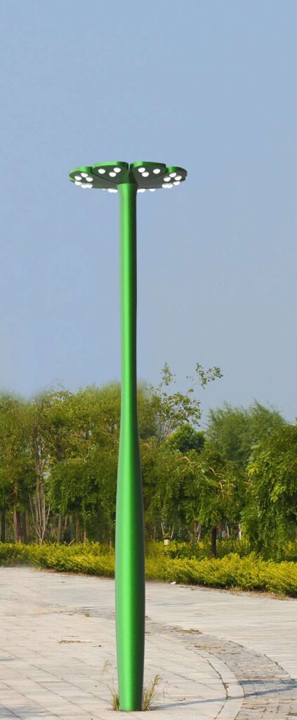 stalp iluminat din aluminiu